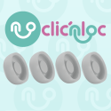 GAINES DE RETENTION STANDARD CLICNLOC
 Conditionnement-PAR 4 Force de rétention-FORTE (TRANSPARENTE) Axe de divergence-De 0° à 20°