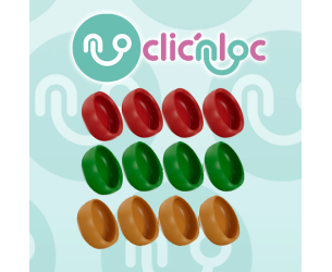 PACK - 3 LOTS DE GAINES DIVERGENTES CLIC'NLOC